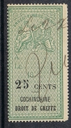 COCHINCHINE TIMBRE FISCAL - Used Stamps
