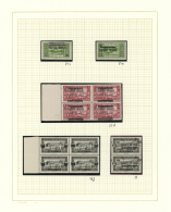 Libanon: 1926/1927, OVERPRINT VARIETIES, Pictorials "Views Of Lebanon" With Overprints, Petty U/m Collection Of 34 Stamp - Lebanon