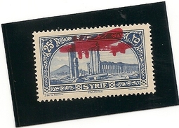 Syrie PA 42 Double Surcharge  , Charniére Légére * Fraicheur Postale - Luftpost