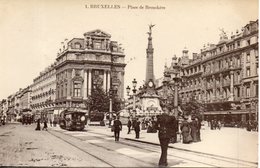 Belgique. Bruxelles. Place De Brouckere - Vervoer (openbaar)