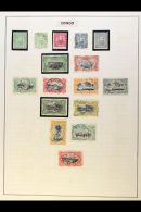 BELGIAN CONGO  1887-1960 FINE MINT & USED COLLECTION On Leaves, Inc 1910 To 5f Used, 1931-39 Set Mint Or... - Otros & Sin Clasificación