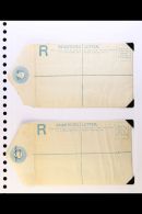 POSTAL STATIONERY  1885-1961 Fine Unused All Different Collection, With Postal Cards (2), Registered Envelopes... - Otros & Sin Clasificación