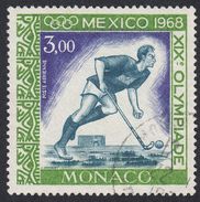 MONACO - 1960 - Yvert 536 Usato, 3 F, Giochi Olimpici Del Messico. - Gebruikt
