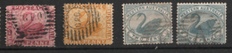 WESTERN AUSTRALIA ONE PENNY TWO PENCE  STAMPS COLONIES BRITANIQUES - Gebruikt