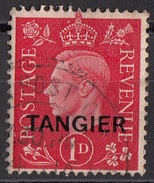 1516 Marocco 1937 George VI - Never Hinged - Viaggiato Used - Overprint TANGIER - Morocco Agencies / Tangier (...-1958)