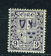 IRELAND  -  1940 To 1968  2nd Definitive Issue  Multiple E Watermark  9d  Mounted/Hinged Mint - Unused Stamps