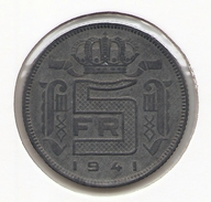 LEOPOLD III * 5 Frank 1941 Vlaams * Prachtig * Nr 7279 - 5 Francs