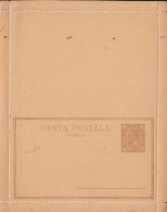 KING CHARLES 1ST, CLOSED PC STATIONERY, ENTIER POSTAL, UNUSED, ROMANIA - Brieven En Documenten