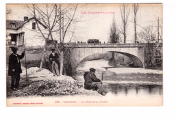 65 Tournay Pont Sur L' Arros Cpa Animée - Tournay