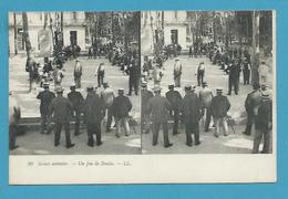 CPA 20 Stéréo Stéréoscopique - Un Jeu De Boules Joueurs Boulistes - éditeur L.L. - Cartes Stéréoscopiques