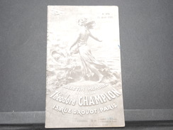 FRANCE - Bulletin Mensuel De La Maison Champion En 1934 - L 7975 - Cataloghi Di Case D'aste