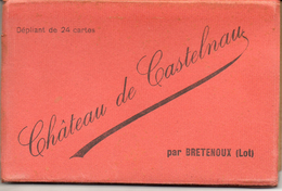 46. Chateau De Castelnau. Carnet De 24 Cartes - Bretenoux