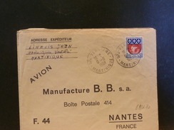 69/270  LETTRE VERT PRE  MARTINIQUE - Covers & Documents