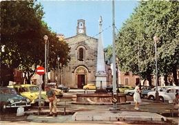 83-LE PRADET- LA GRANDE PLACE - L'EGLISE - Le Pradet