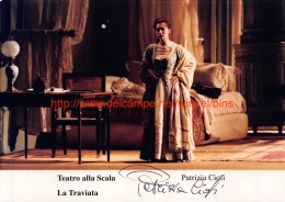 Patrizia Ciofi Opera Signed Photo 17,5x12,5cm - Autogramme