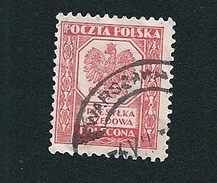 N° 20 Timbre De Service Armorie Taxe Timbre Pologne (1935) Oblitéré - Dienstzegels