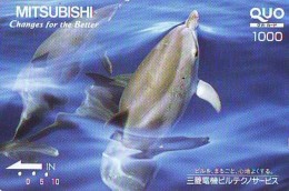 Télécarte Japon * DAUPHIN * DOLPHIN (953)  Japan () Phonecard * DELPHIN * GOLFINO * DOLFIJN * - Dauphins