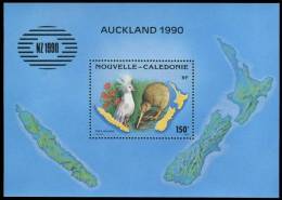 Nouvelle-Calédonie 1990 - Faune, Oiseaux, Le Cagou, Kiwi - BF Neufs // Mnh - Blocs-feuillets