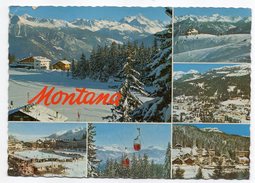 Suisse--VS--CRANS MONTANA--1967- Montana-Vermala  Multivues --tp+cachet - Crans-Montana
