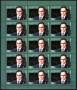 Russia 2017 100th Birth Anniv Yevgeny Zababakhin Nuclear Physicist Celebration Famous People Sciences Stamps Michel 2209 - Full Sheets