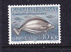 Greenland 1985 Fish / Schwarzer Heilbott  1v ** Mnh (35927E) - Neufs