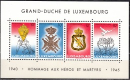 Luxembourg 1985 Michel Bloc Feuillet 14 Neuf ** Cote (2008) 4.00 Euro 40 Ans Armistice - Blocs & Feuillets