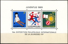 Luxembourg 1969 Michel Bloc Feuillet 8 Neuf ** Cote (2008) 4.00 Euro Exposition Philatélique Juventus - Blocs & Feuillets