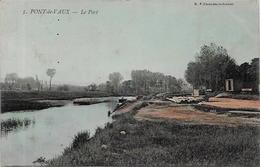 CPA Pont De Vaux Dans L'Ain Circulé - Pont-de-Vaux