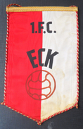 1 FC ECK FOOTBALL CLUB, SOCCER / FUTBOL / CALCIO OLD PENNANT, SPORTS FLAG - Habillement, Souvenirs & Autres