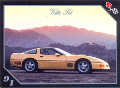 TRADING CARD VETTE SET - N° 79 - 1991 CORVETTE CALLAWAY - Engine