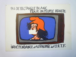 Jean  EFFEL  :  Pas De Rectangle Blanc Pour Un Peuple Adulte   1968   - Effel