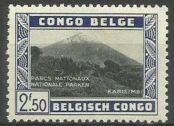 Belgian Congo - 1937 Karisimbi 2.50f MH    Sc 170 - Unused Stamps