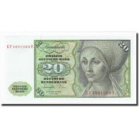 Billet, République Fédérale Allemande, 20 Deutsche Mark, 1970-1980 - 20 Deutsche Mark
