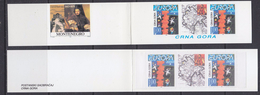 Europa Cept 2000 Montenegro/Serbia Normal Stamp Booklet Strip 2v+label  ** Mnh (33860) PRIVATE ISSUE - 2000