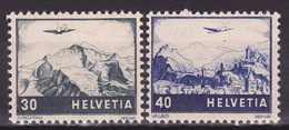 SWITZERLAND 1948  AIRMAIL Mi 506-507 MNH** VF - Ungebraucht