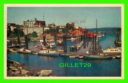 NANAIMO, BRITISH COLUMBIA - SMALL CRAFT IN HARBOR - TRAVEL IN 1957 - G. MORRIS TAYLOR - - Nanaimo