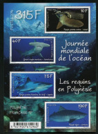 Polynésie Française 2014 - Faune Marine, Les Requins En Polynésie - BF Neufs // Mnh - Neufs