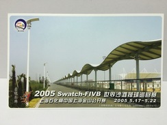 2005 Swatch Five Beach Volletyball, CHINA POSTCARD - Volleybal