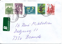 Denmark Cover Sent B-Economique With More Topic Stamps 24-4-2014 - Covers & Documents