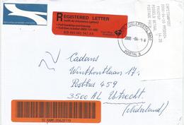 South Africa RSA 2000 Cape Town Meter Franking PO3.2. Olivetti ATM EMA FRAMA Barcoded Registered Cover - Covers & Documents
