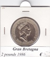 GRAN BRETAGNA   2 POUNDS  ANNO 1986  COME DA FOTO - 2 Pounds