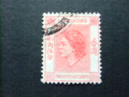 HONG KONG 1954 - 60 ELIZABETH II Yvert 180 º FU - Usati