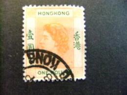 HONG KONG 1954 - 60 ELIZABETH II Yvert 185 º FU - Gebruikt