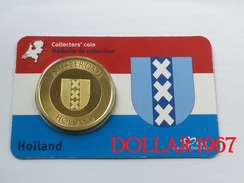 Collectors Coin - Coincard - AMSTERDAM - Pays-Bas - Elongated Coins