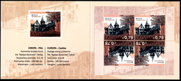 LATVIA/Lettland  EUROPA 2017 "Castles" UNPERFORED Booklet** - 2016