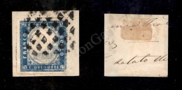 1863 - 15 Cent (11) Parziale Doppia Stampa Speculare Del Riquadro In Basso A Destra - Difettoso In Angolo - Autres & Non Classés