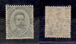 1889 - 45 Cent Umberto (46) Nuovo Con Gomma Integra - Ottimamente Centrato - Molto Bello - Diena + Cert. Raybaudi... - Autres & Non Classés