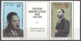 Cameroun 1969, Martin Luther King, Overp. In Red Not Correct, 2val - Martin Luther King