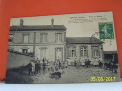 CUDOT (YONNE) ECOLE ET MAIRIE. - Courson-les-Carrières