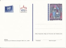 1995 Unused Pre Paid Postcard Hundertwasser Socialgipfel 1995 - Cartas & Documentos